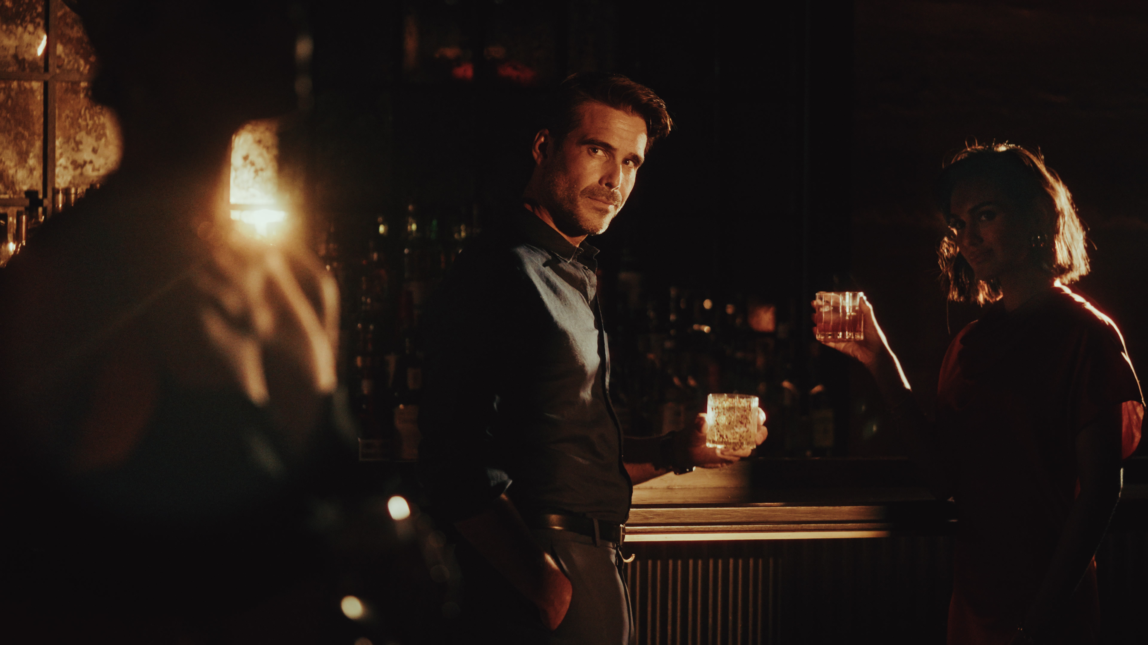 Atmospheric bar scene