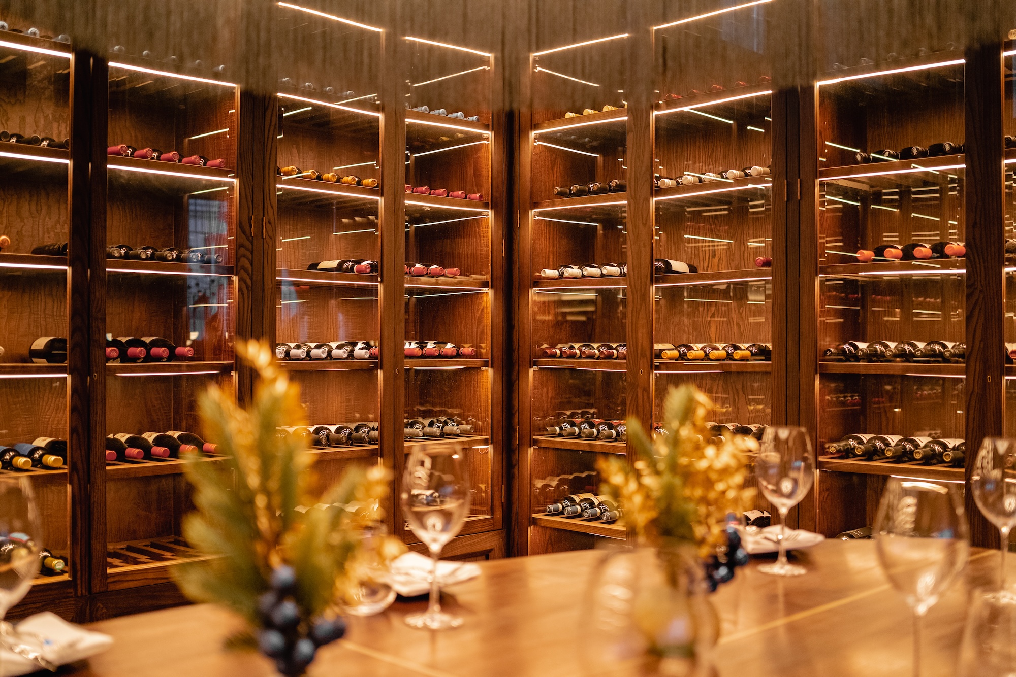 The Gaucho wine cellar