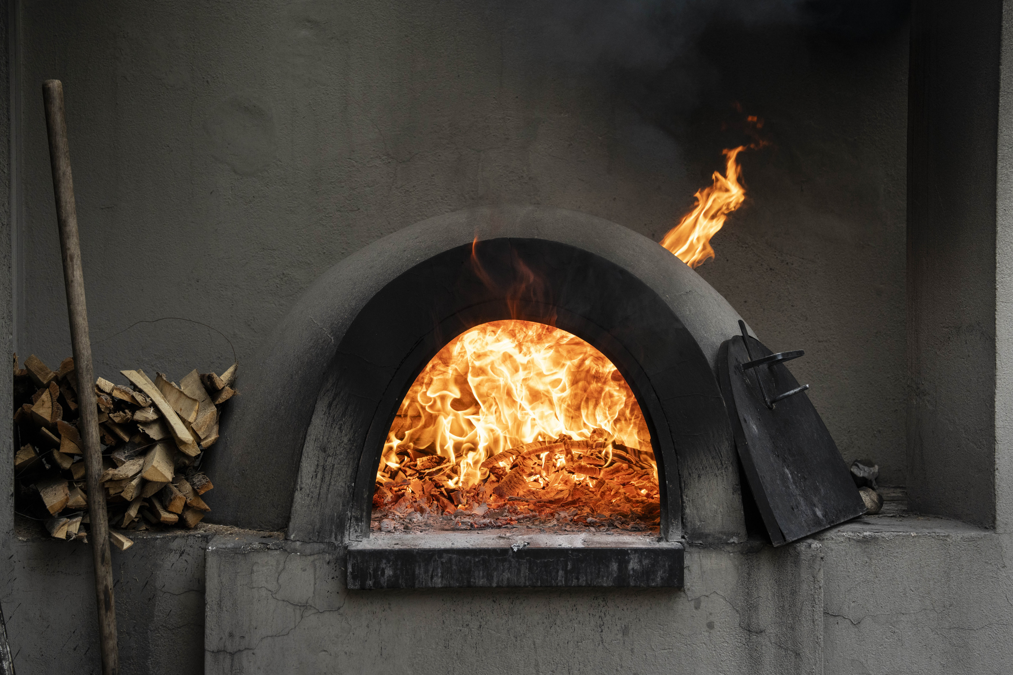 Wood fire oven at Gaucho